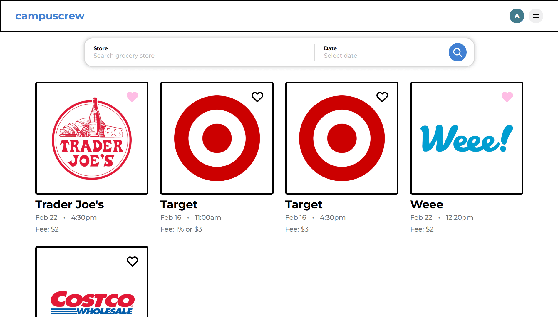CampusCrew project preview
