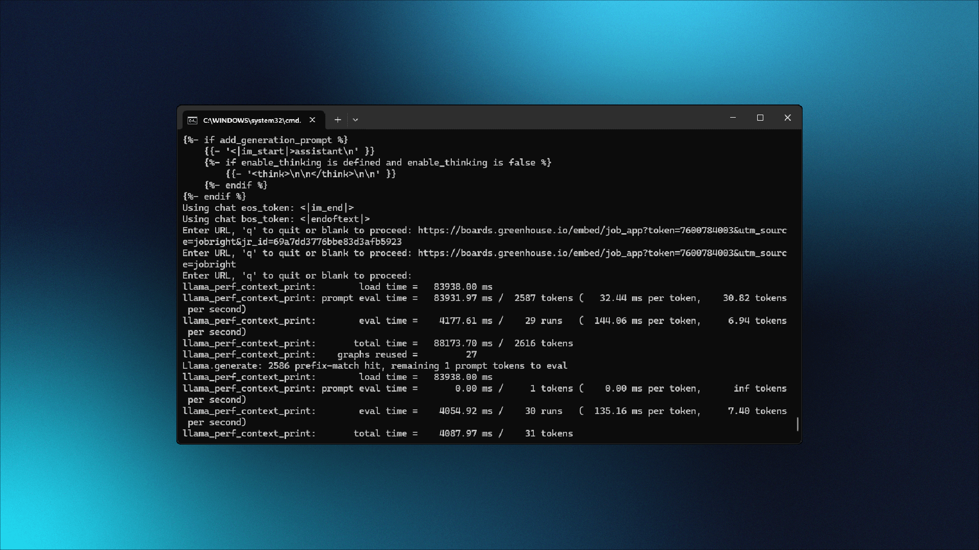 Job listing tracker automation preview